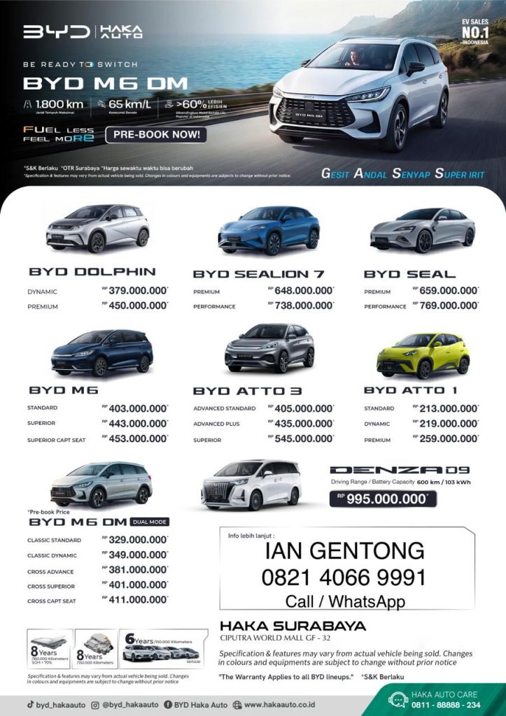 harga byd surabaya